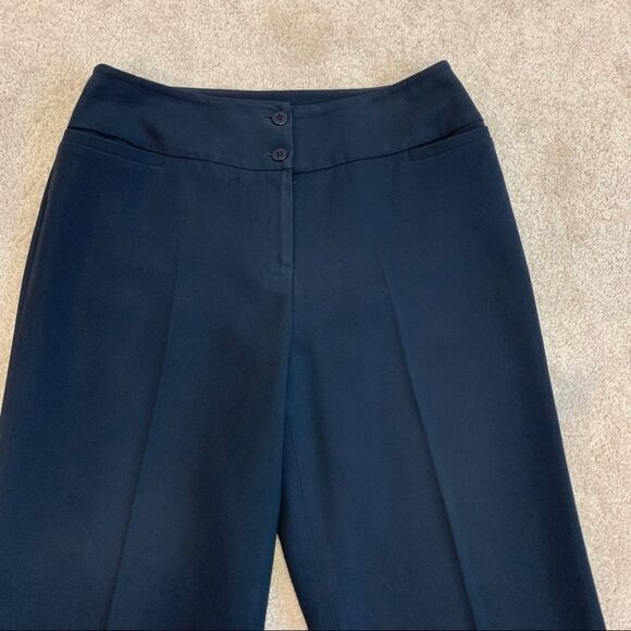 Jones New York essentials black work career lined dress pant trousers 6 - Picture 3 of 14